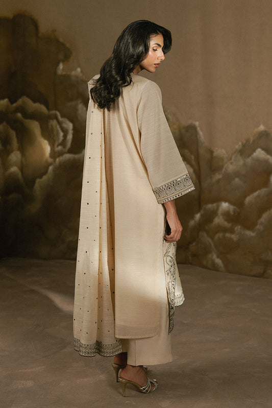 3 PIECE EMBROIDERED MONARK SUIT (LUXURY-PRET)