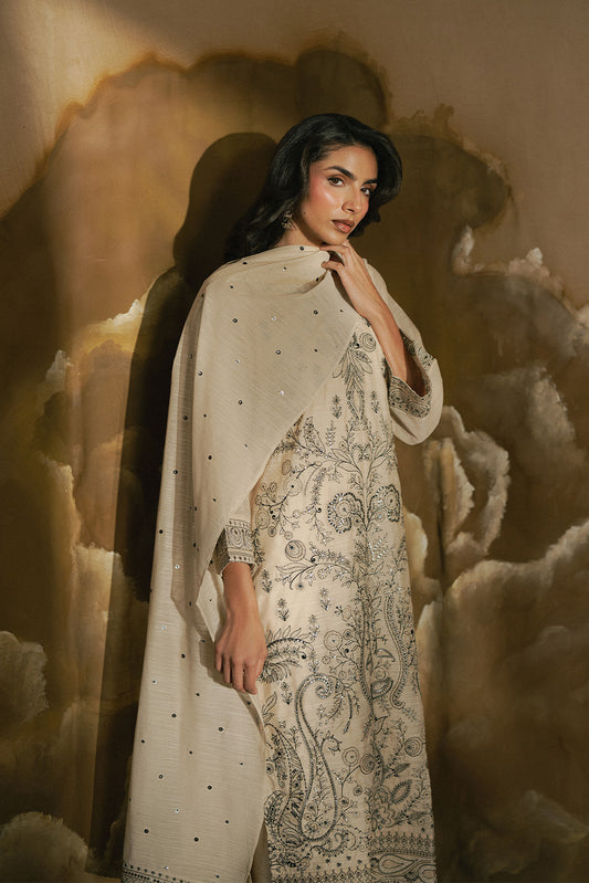 3 PIECE EMBROIDERED MONARK SUIT (LUXURY-PRET)