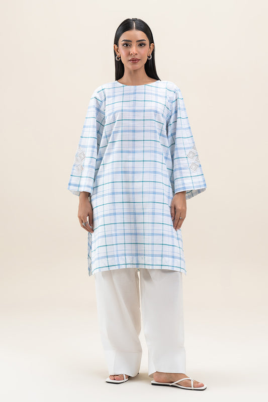 EMBROIDERED YARN DYED SHIRT (PRET)