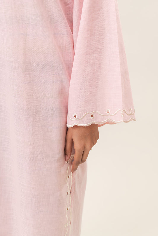 2 PIECE EMBROIDERED TWO WAY SLUB SUIT (PRET)