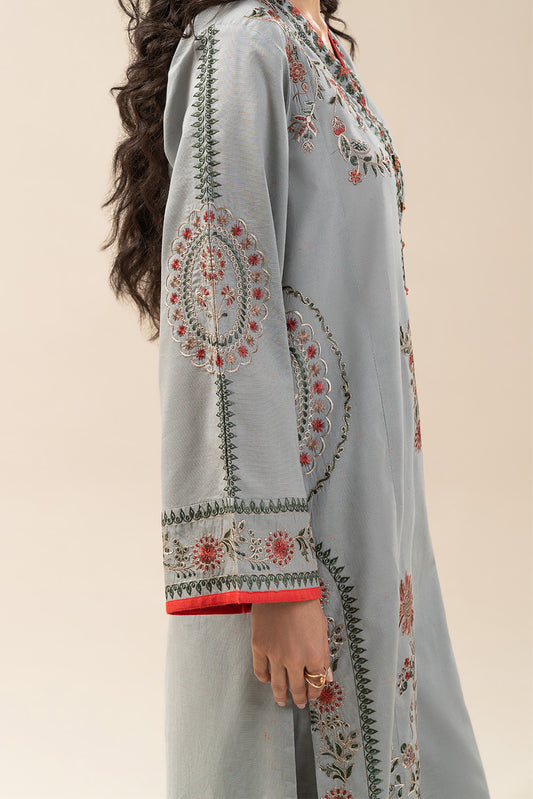 2 PIECE EMBROIDERED NEON NEPS SUIT (PRET)