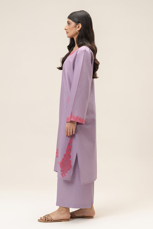 2 PIECE EMBROIDERED NEON NEPS SUIT (PRET)