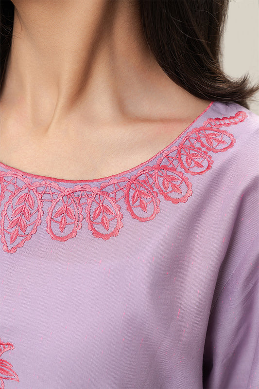 2 PIECE EMBROIDERED NEON NEPS SUIT (PRET)