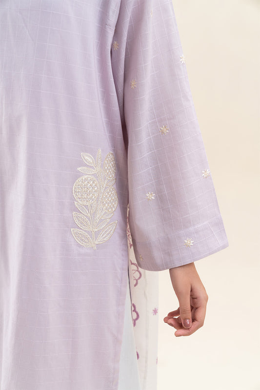 2 PIECE EMBROIDERED DORIA SUIT (PRET)