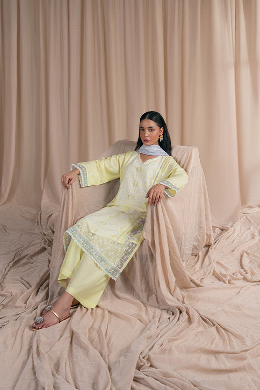 3 EMBROIDERED LAWN SUIT (PRET)