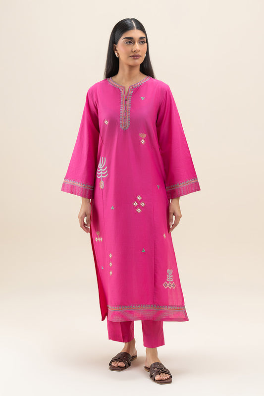 2 PIECE EMBROIDERED LAWN SUIT (PRET)