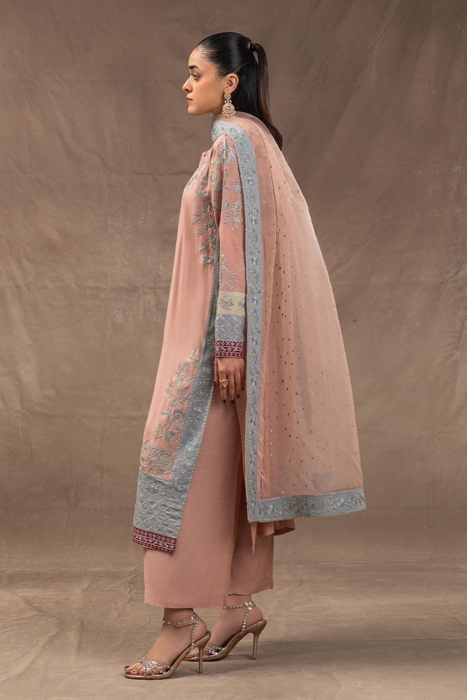 3 PIECE EMBROIDERED RAW SILK SUIT (LUXURY PRET)