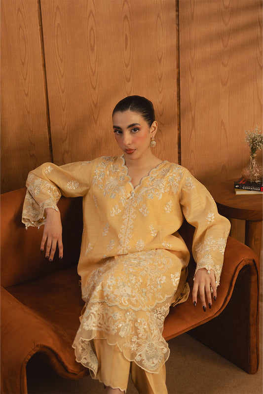 2 PIECE EMBROIDERED MONARK SUIT (LUXURY PRET)