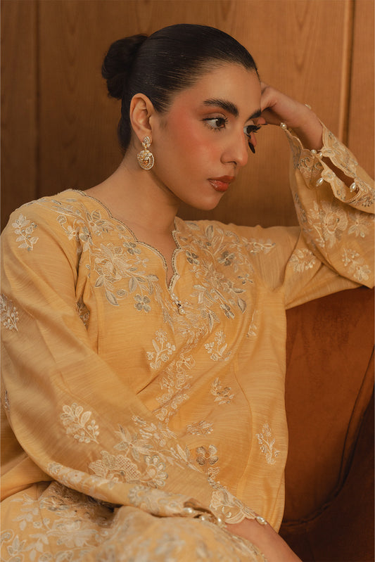 2 PIECE EMBROIDERED MONARK SUIT (LUXURY PRET)