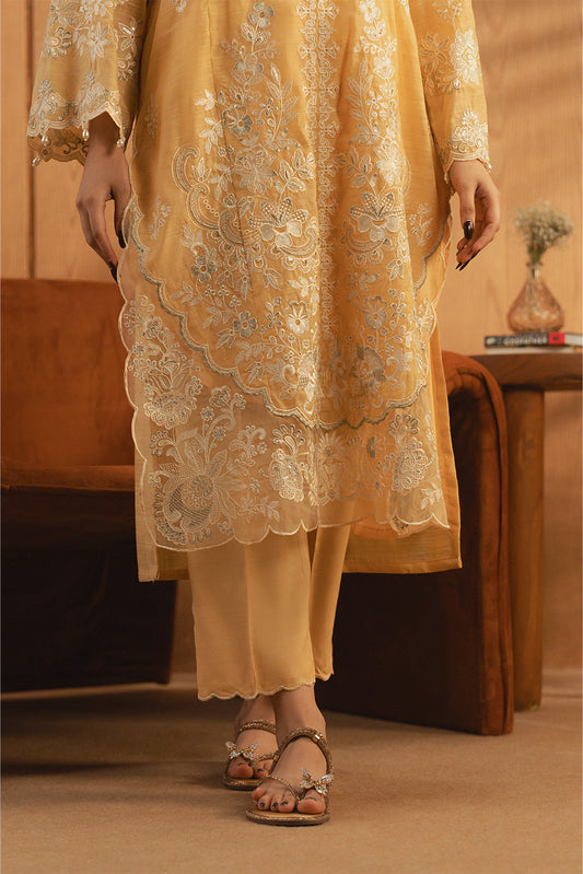 2 PIECE EMBROIDERED MONARK SUIT (LUXURY PRET)