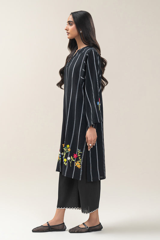 EMBROIDERED YARN DYED SHIRT (PRET)