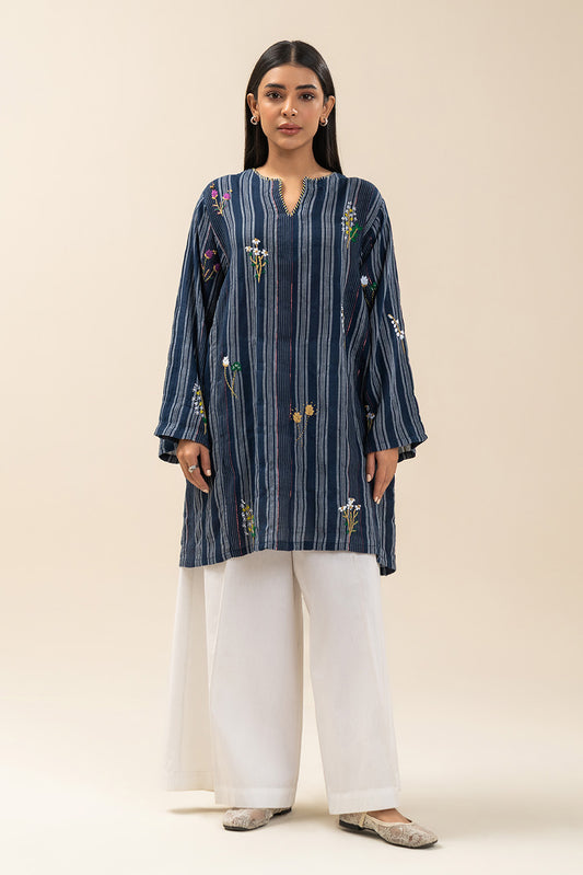 EMBROIDERED YARN DYED SHIRT (PRET)