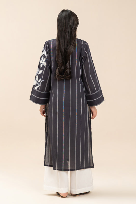EMBROIDERED YARN DYED SHIRT (PRET)