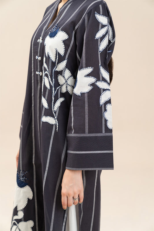 EMBROIDERED YARN DYED SHIRT (PRET)
