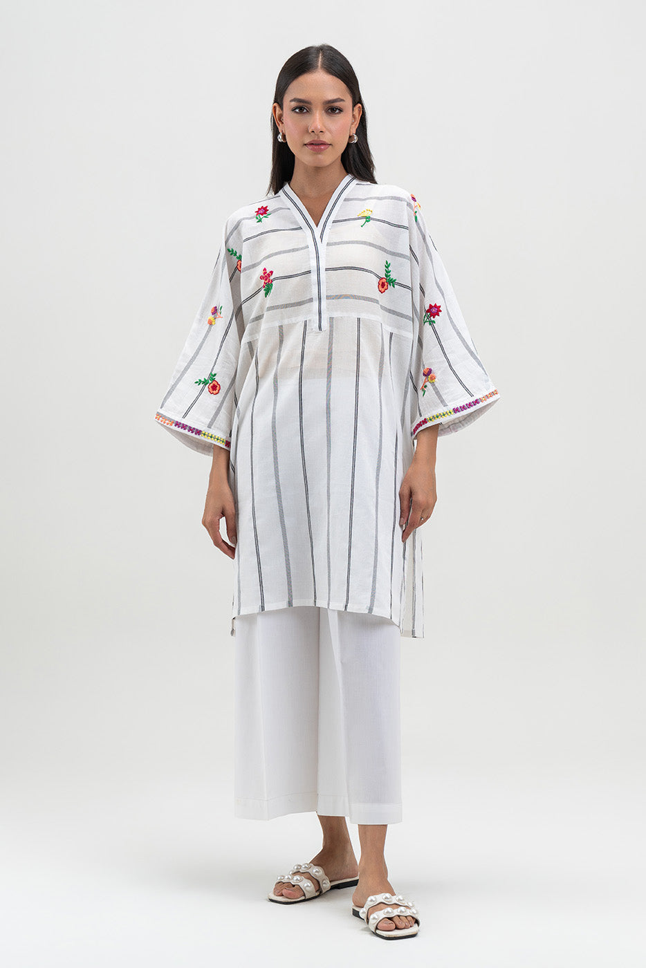 EMBROIDERED LAWN SHIRT (PRET)