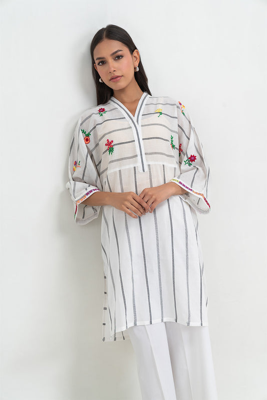 EMBROIDERED LAWN SHIRT (PRET)