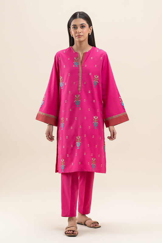2 PIECE EMBROIDERED LAWN SUIT (PRET)