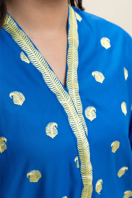 2 PIECE EMBROIDERED LAWN SUIT (PRET)