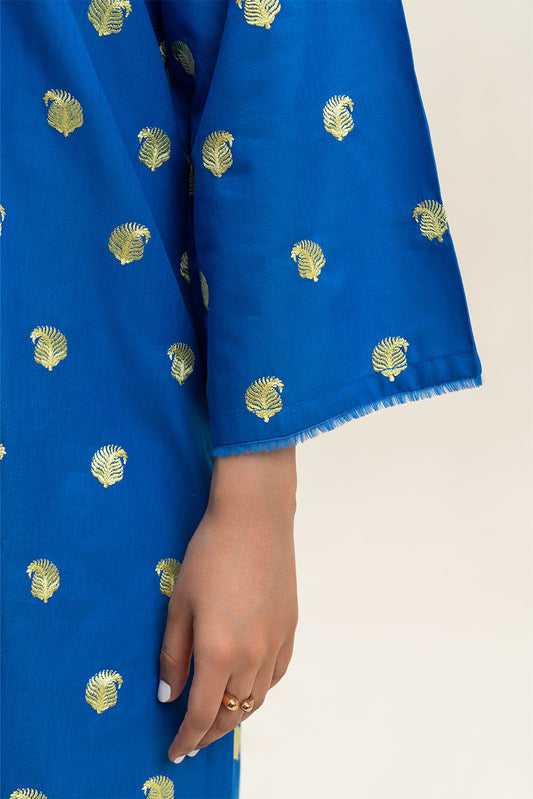 2 PIECE EMBROIDERED LAWN SUIT (PRET)