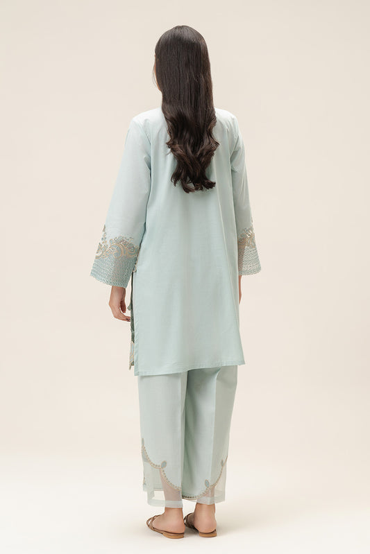 2 PIECE EMBROIDERED LAWN SUIT (PRET)