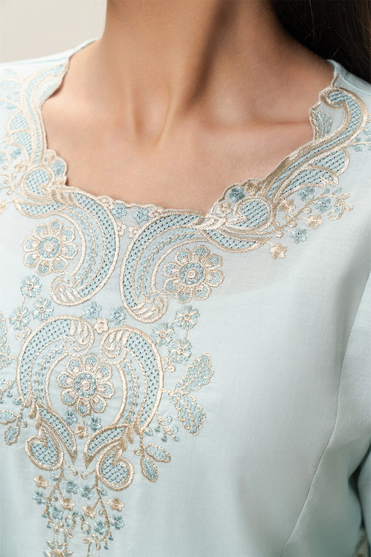 2 PIECE EMBROIDERED LAWN SUIT (PRET)