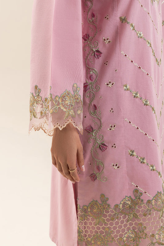 2 PIECE EMBROIDERED LAWN SUIT (PRET)