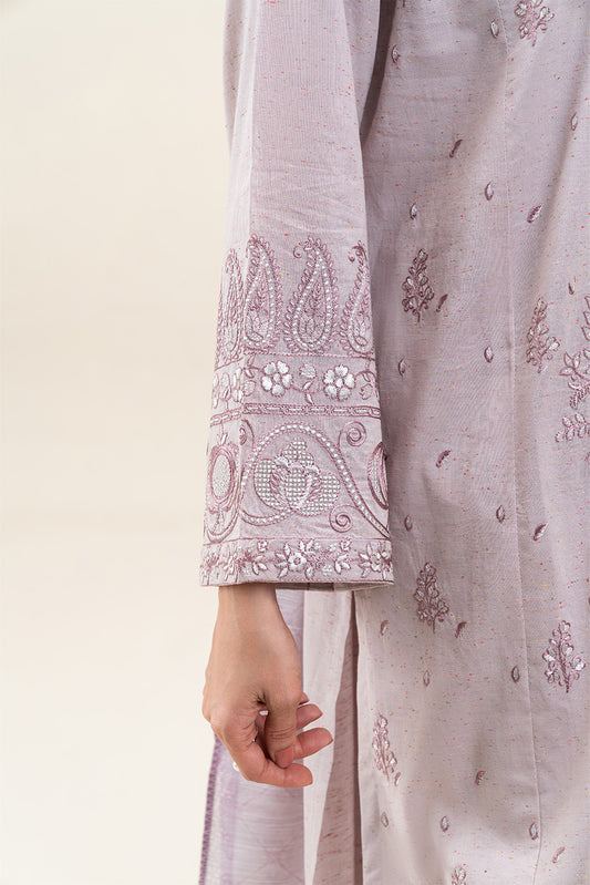 3 PIECE EMBROIDERED MULTI NEPS SUIT (PRET)