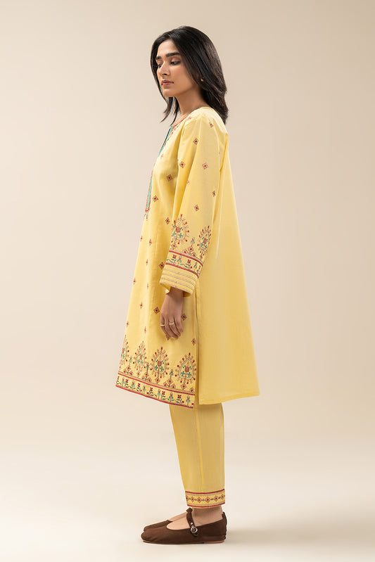EMBROIDERED CHAMBRAY SHIRT (PRET)