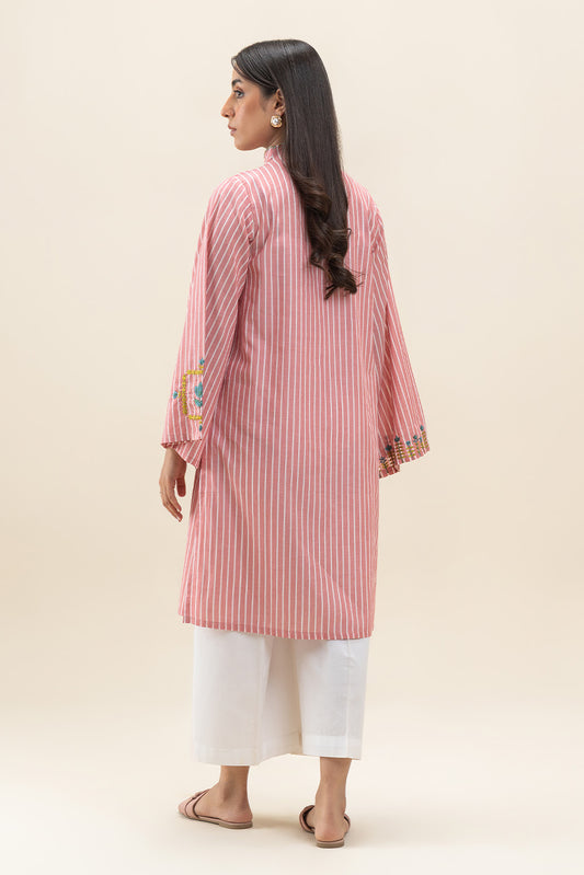 EMBROIDERED CHAMBRAY SHIRT (PRET)