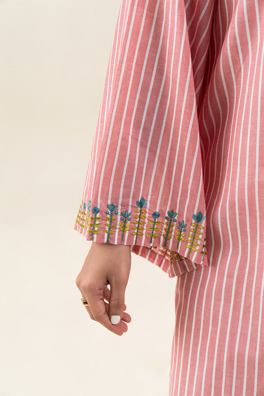 EMBROIDERED CHAMBRAY SHIRT (PRET)