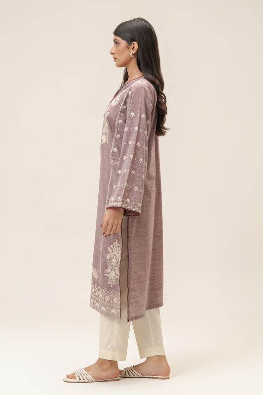 EMBROIDERED CHAMBRAY SHIRT (PRET)