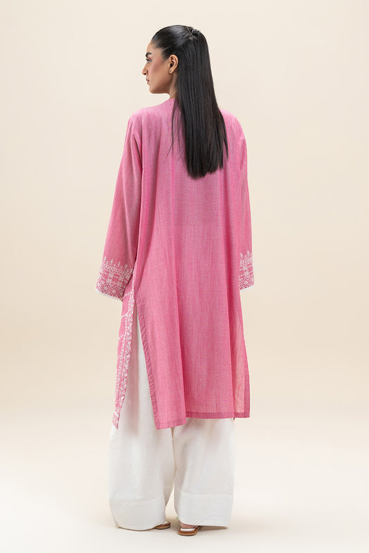 EMBROIDERED CHAMBRAY SHIRT (PRET)