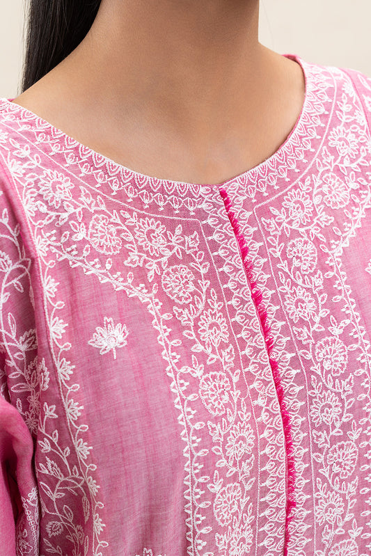 EMBROIDERED CHAMBRAY SHIRT (PRET)