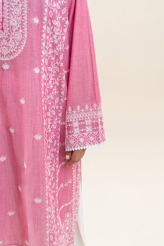 EMBROIDERED CHAMBRAY SHIRT (PRET)