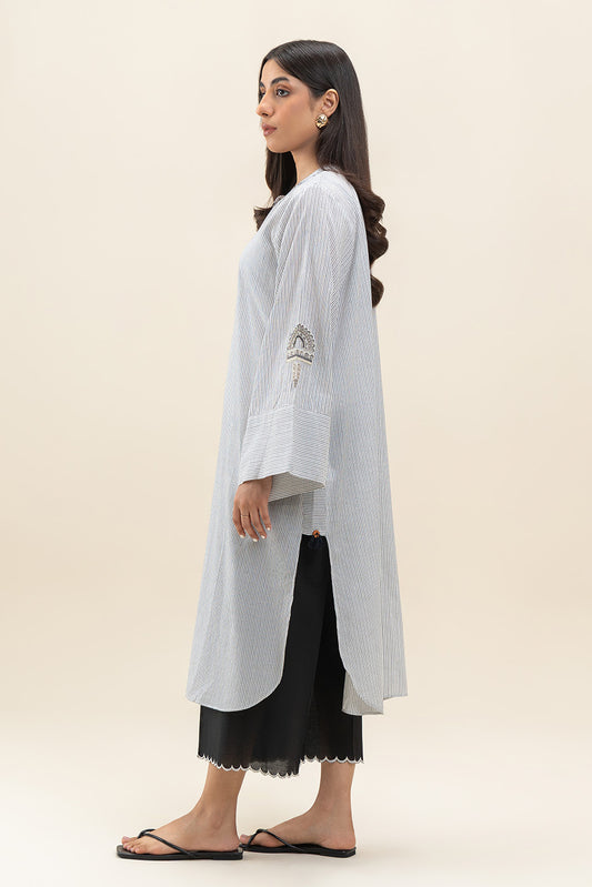 EMBROIDERED YARN DYED SHIRT (PRET)
