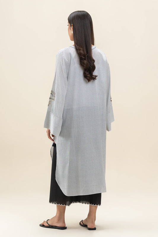 EMBROIDERED YARN DYED SHIRT (PRET)