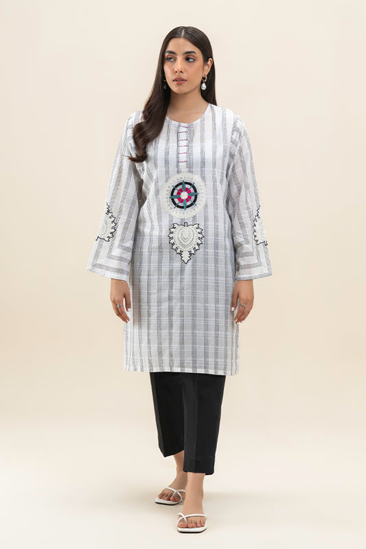 EMBROIDERED YARN DYED SHIRT (PRET)