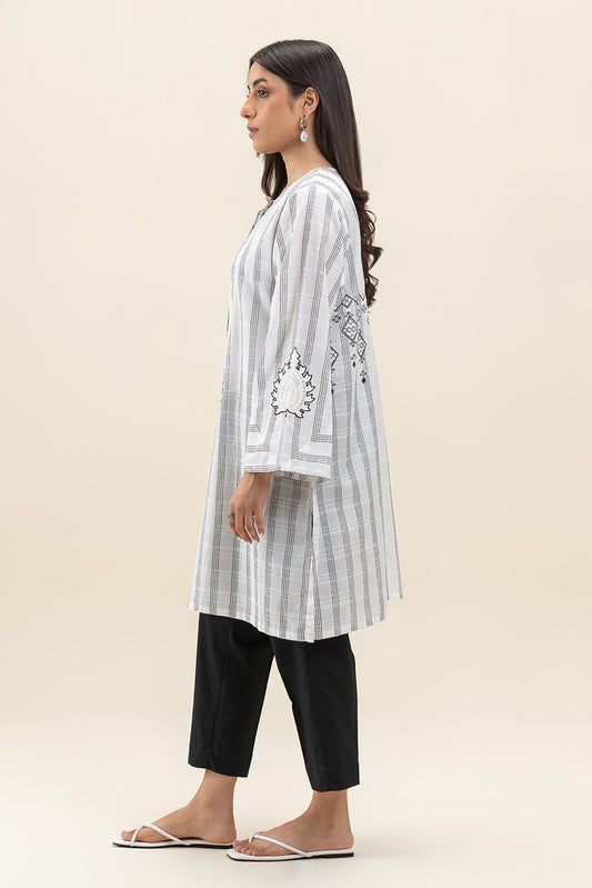 EMBROIDERED YARN DYED SHIRT (PRET)
