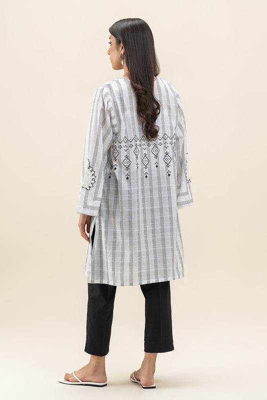 EMBROIDERED YARN DYED SHIRT (PRET)