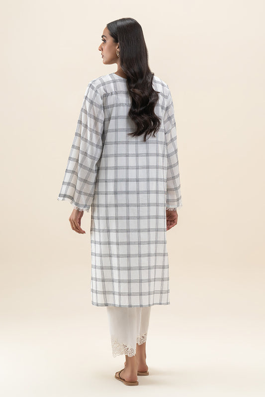 EMBROIDERED YARN DYED JACQUARD SHIRT (PRET)