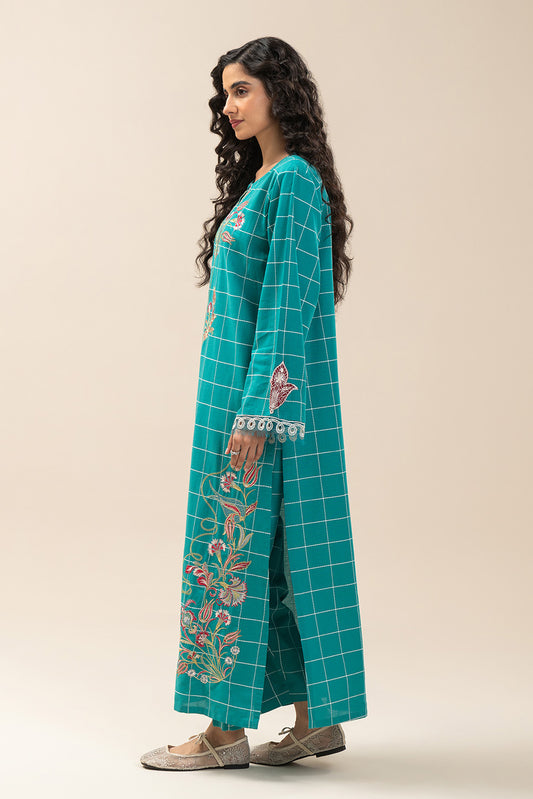 EMBROIDERED YARN DYED SHIRT (PRET)