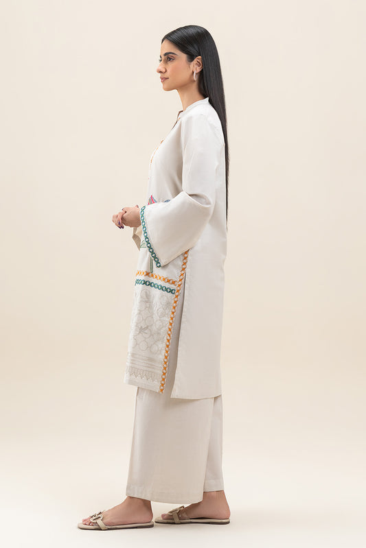 2 PIECE EMBROIDERED LAWN SUIT (PRET)