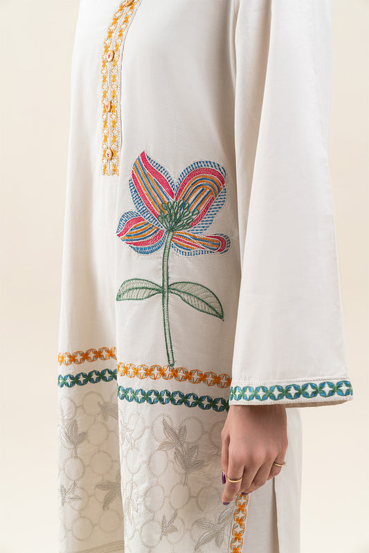 2 PIECE EMBROIDERED LAWN SUIT (PRET)