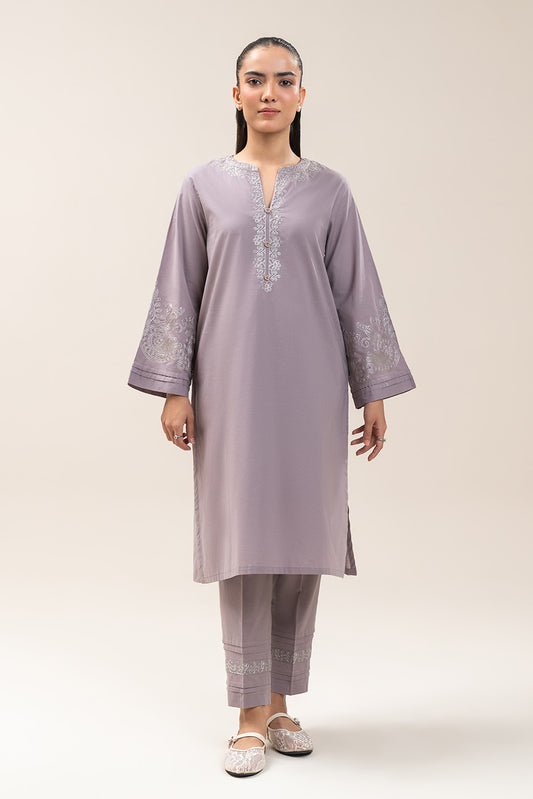 2 PIECE EMBROIDERED LAWN SUIT (PRET)