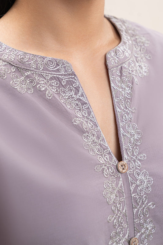 2 PIECE EMBROIDERED LAWN SUIT (PRET)