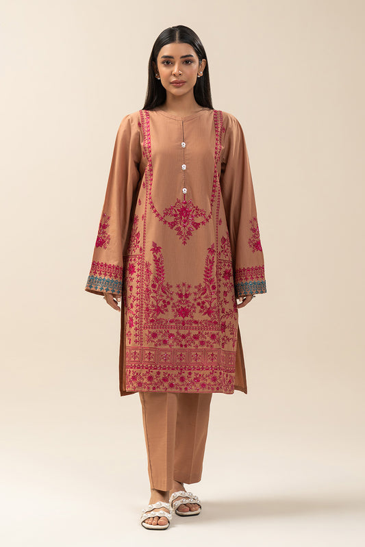 2 PIECE EMBROIDERED LAWN SUIT (PRET)