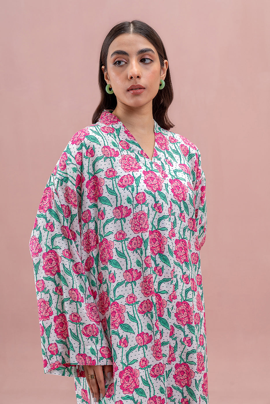 PRINTED VISCOSE SHIRT (PRET)