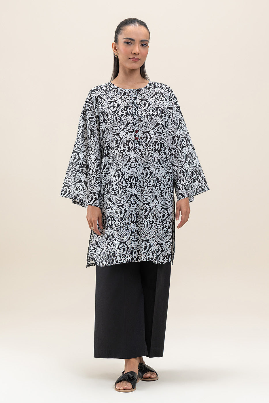 PRINTED LAWN SHIRT (PRET)