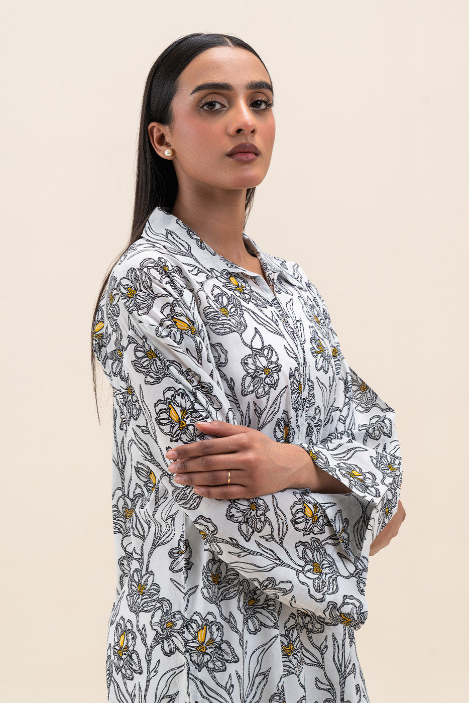 PRINTED LAWN SHIRT (PRET)