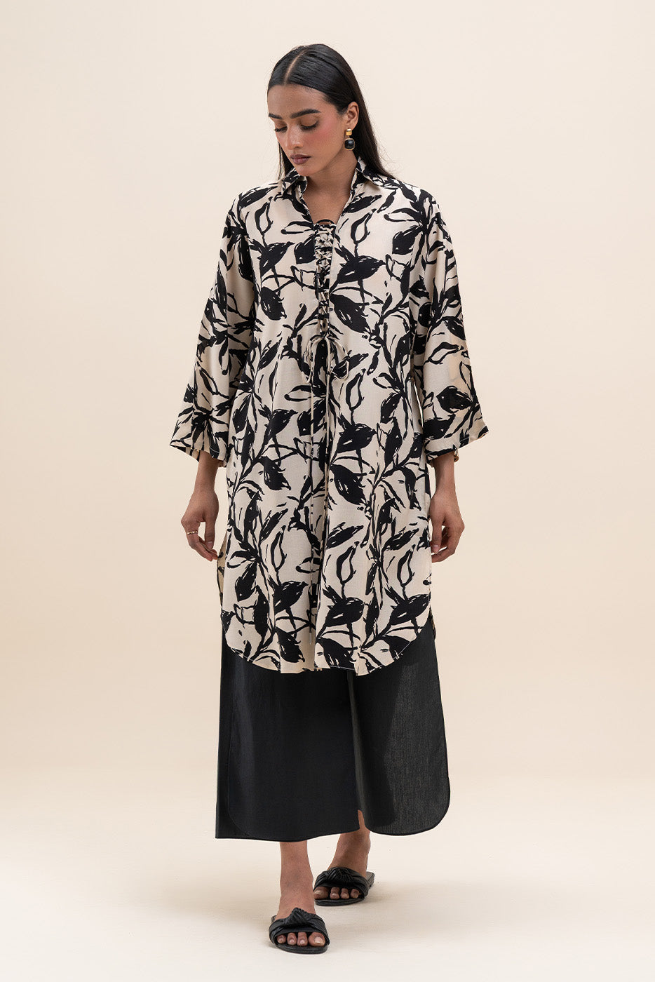 PRINTED VISCOSE SHIRT (PRET)